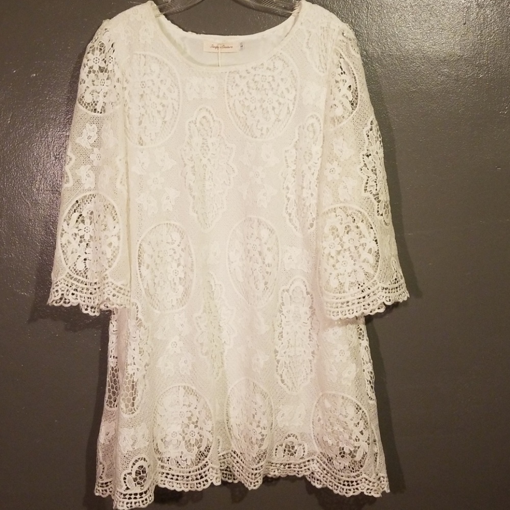 White Lace Tunic